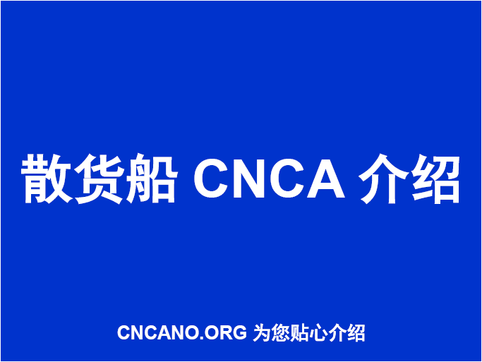 散货船CNCA介绍